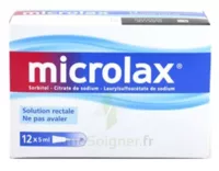 Microlax Sorbitol Citrate Et Laurilsulfoacetate De Sodium S Rect En Récipient Unidose 12récip-unidoses-can/5ml à VIERZON